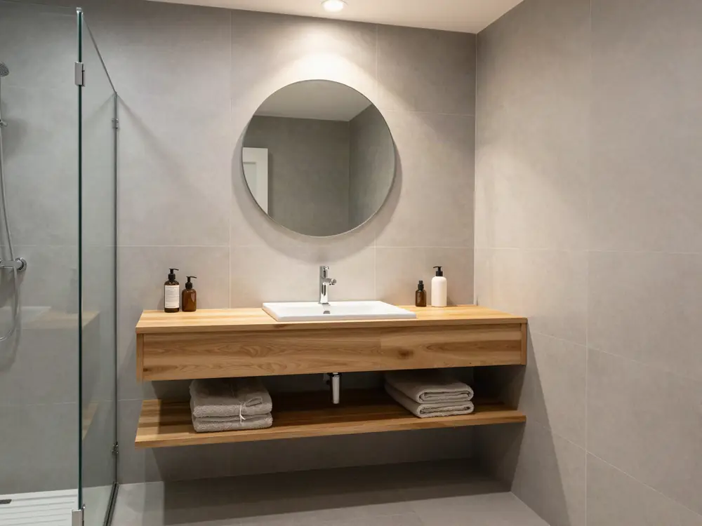 Baño completo: reforma integral con ducha a ras del piso